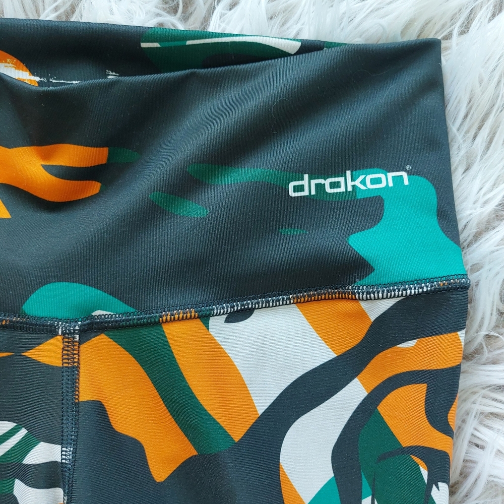 Drakon Multicolor Fitness Colombian Leggings